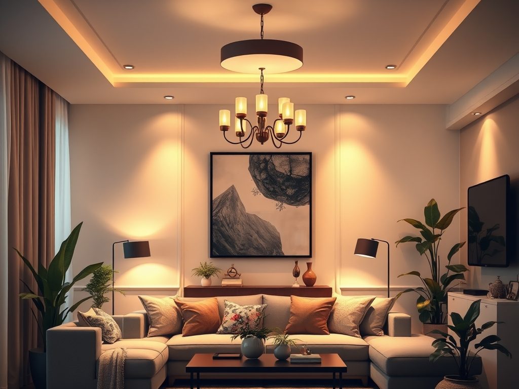 Jak zbudować funkcjonalne i nastrojowe warstwy światła w salonie krok po kroku