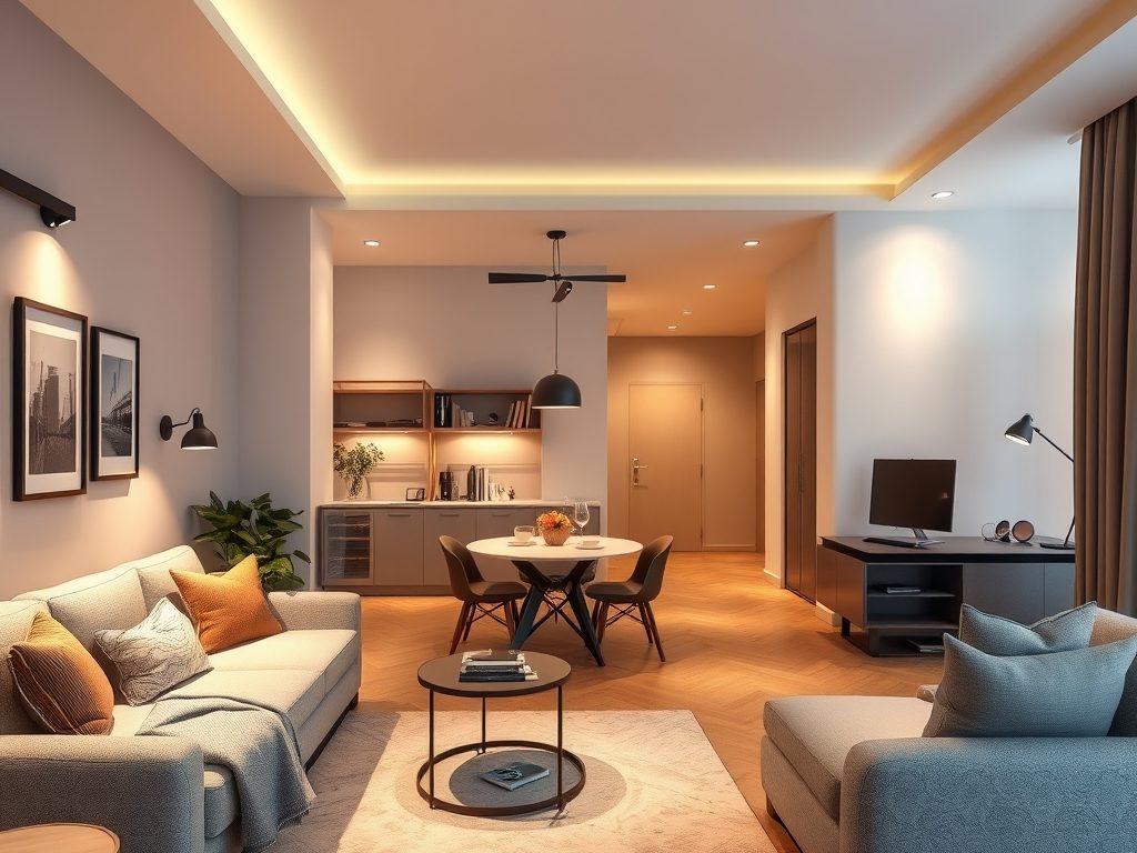 Jak zaplanować oświetlenie w mieszkaniu: funkcjonalne strefy, rodzaje światła i rozmieszczenie punktów świetlnych