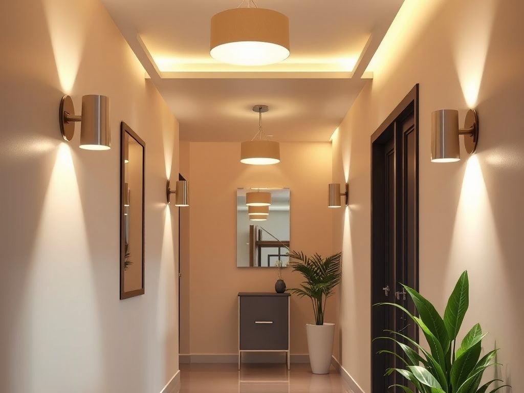 Oświetlenie w przedpokoju: jak zaaranżować funkcjonalną i efektowną przestrzeń bez cieni