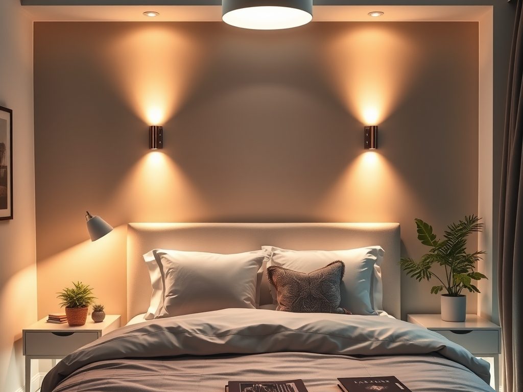 Oświetlenie sypialni bez lampy sufitowej: jak stworzyć funkcjonalny i nastrojowy klimat dzięki warstwom światła